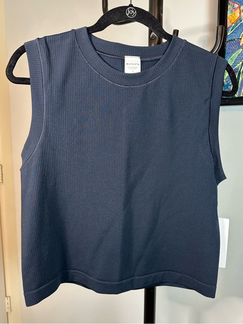 Renew Seamless Muscle Tank in Navy.  Size XL. NWT.